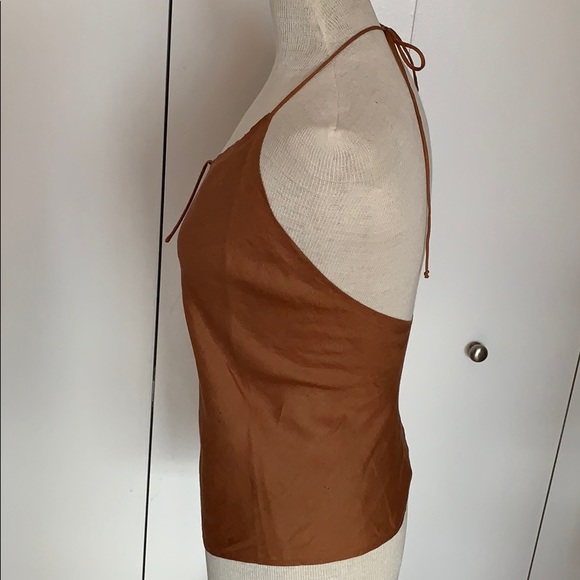 Serge & Réal Vintage linen halter tank - Picture 5 of 6